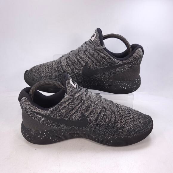 Nike Lunar Epic Flyknit 2 Athletic Running Shoe Womens Size 9 863779-004 Gray - Picture 5 of 10
